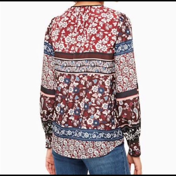 Kate Spade Madison Avenue Patchwork Raeda Top - Picture 4 of 7